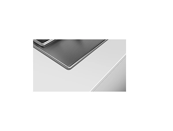 Ploča, 4 plin , inox - slika B