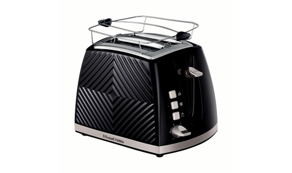 Toster Groove crni, 2 utora, 850W - slika B