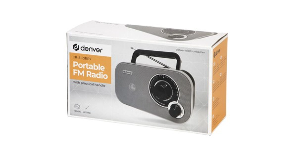 Prijenosni radio FM TR-51 Sivi - slika B
