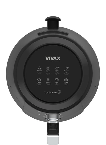 Friteza na vrući zrak, 1500 W, kapacite - slika B