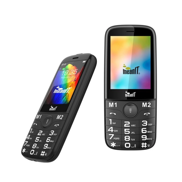 Mobitel 2.8"; 1800 mAh; Senior 20; Crni - slika B