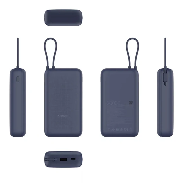 Power Bank; 20000mAh; 33W; Plavi - slika B