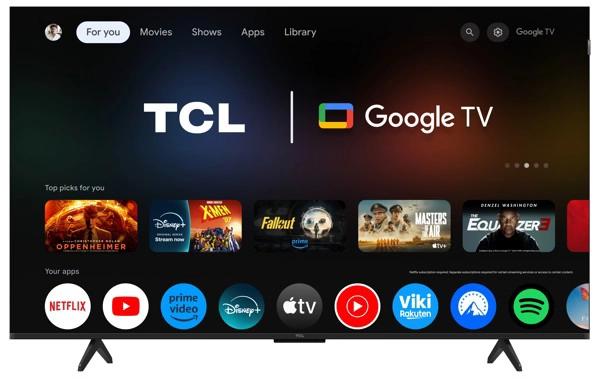QLED,139cm,4K UHD,Google TV,60Hz - slika B