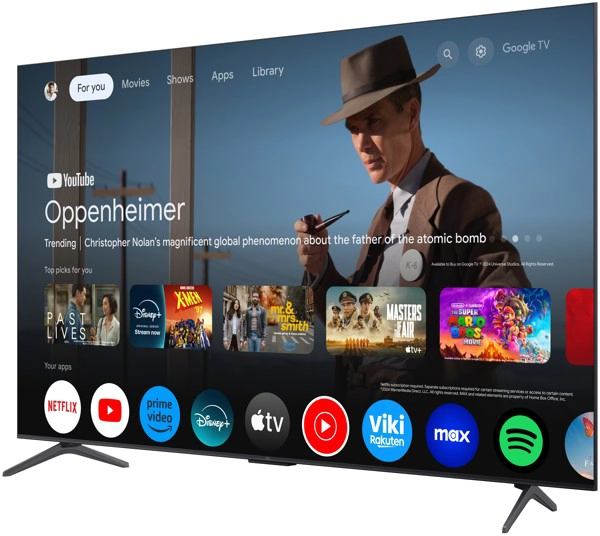 QD Mini LED,139cm,4K UHD,Google TV,120Hz - slika B