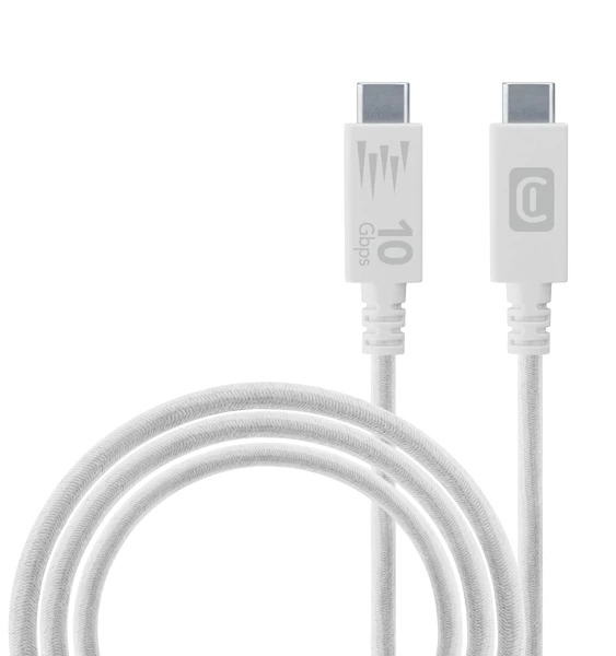 Kabel; USB-C - C; 3.1; 1.5m; White - slika B