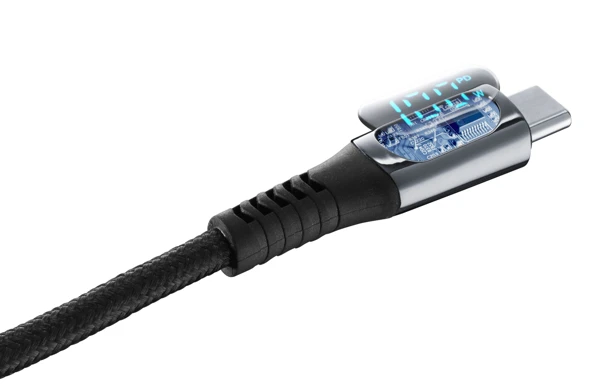 Kable; Display; USB-C - USB-C; 2.0m; Bla - slika B