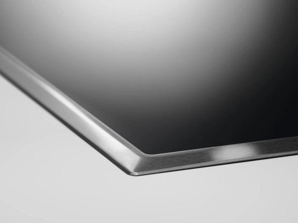 Staklokeramička ploča 60cm,  inox rub - slika B