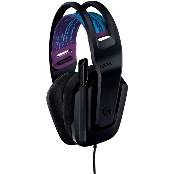 Headset; G335; Gaming; Black - slika B