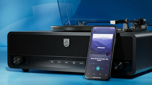 Gramofon, Bluetooth 5.4, 3 brzine, bass - slika B