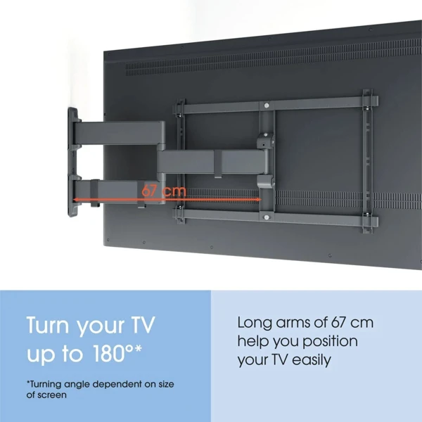 TV nosač; Motion; 55-100"; 180 Stupnjeva - slika B
