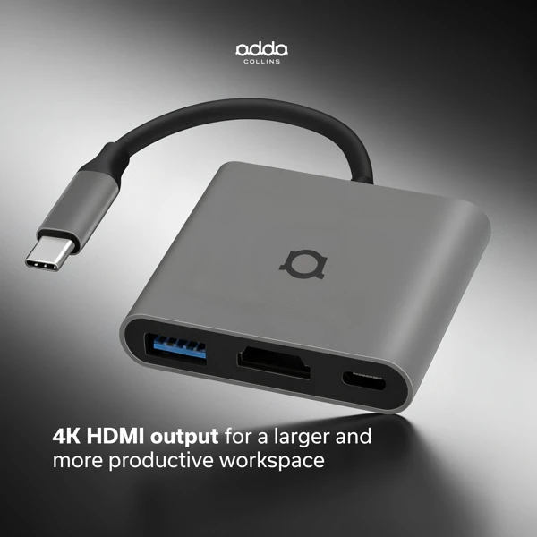 USBHub; USB-C - 2x USB-A 3.0; 1x HDMI; G - slika B