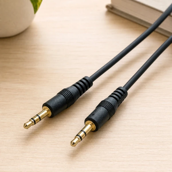 Kabel; 3.5mm - 3.5mm; 1.5m; Black - slika B