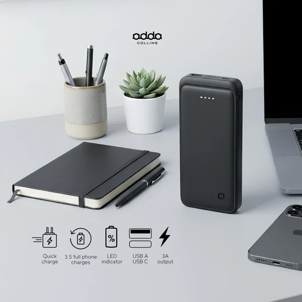 Prijenosna baterija; 20.000mAh; 10W; USB - slika B