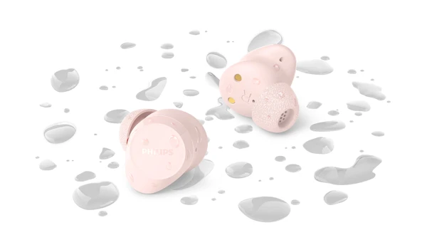 Slušalice, earbuds, bežične, roze - slika B