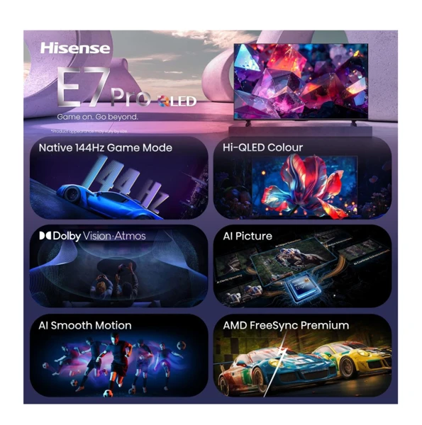 Hi-QLED,108cm, 4K,144Hz,Dolby Vision - slika B
