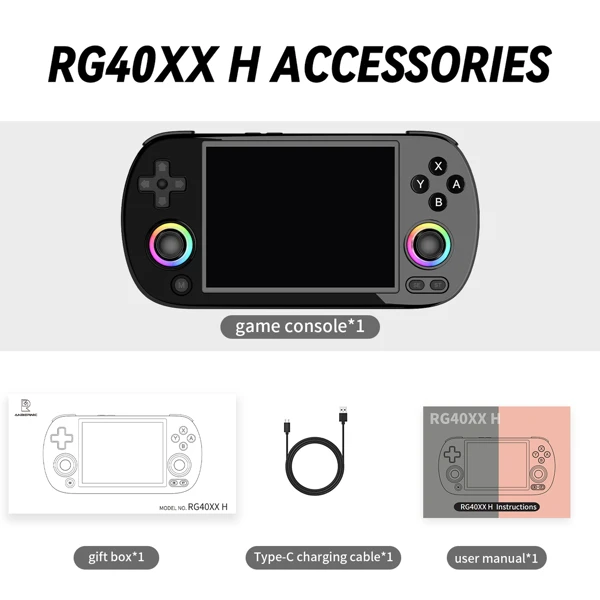 Konzola; RETRO HANDHELD; 4.0"; 64GB; Bla - slika B