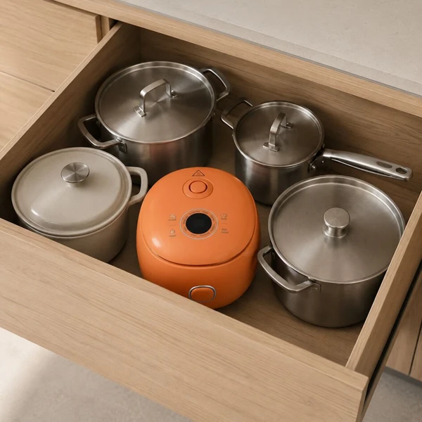 Multicooker za rižu; Terracotta boja - slika B