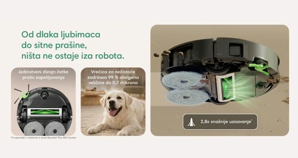 Robotski usisavač 415 Combo+baza AutoWas - slika B