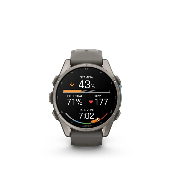 Fenix 9 51mm AMOLED Titanium Pebble Gray - slika B