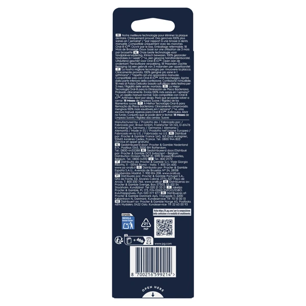 Zamjenske glave IQ Gentle Care,6kom,Crne - slika B