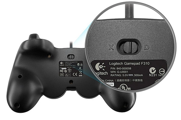 Gamepad; F310; PC - slika B