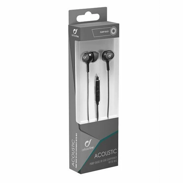 Slušalice; In-Ear; Mic; Acoustic; Crne - slika C