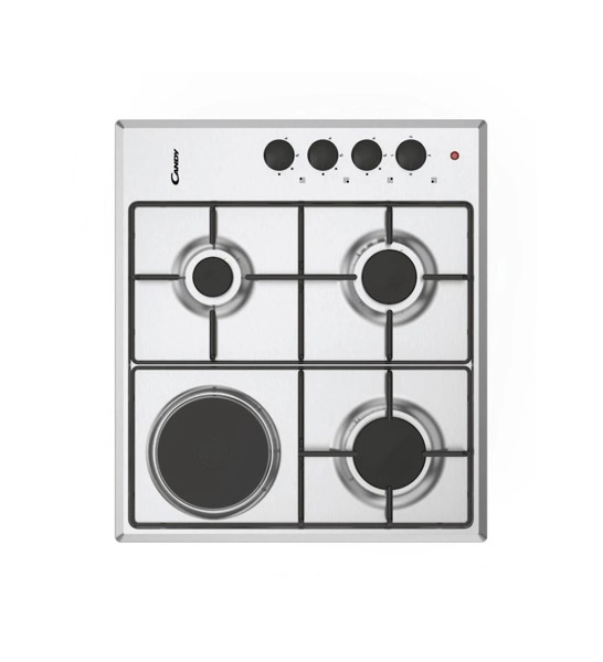 Ugradbena ploča,3plin+1struja,inox,bočni - slika C