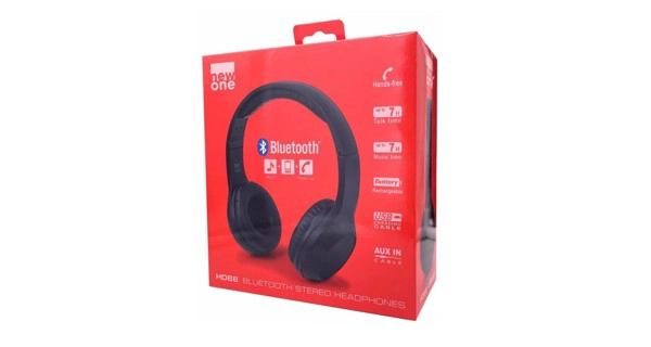 Bluetooth slušalice HD-68 Crne - slika C