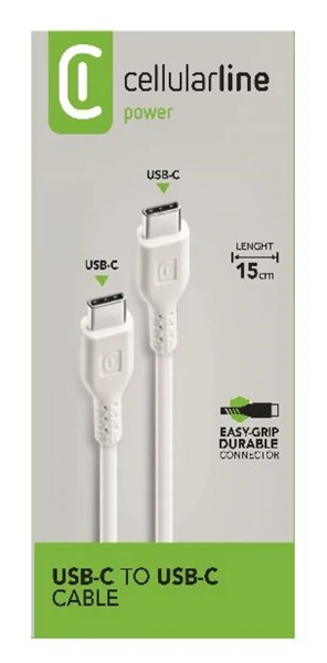 Kabel; USB Tyte-C / C; 15cm - slika C