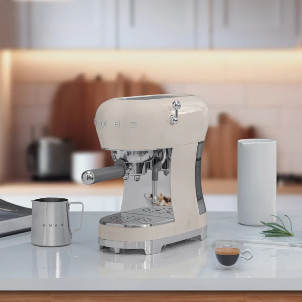 Aparat za espresso kavu, krem, ECF02CREU - slika C