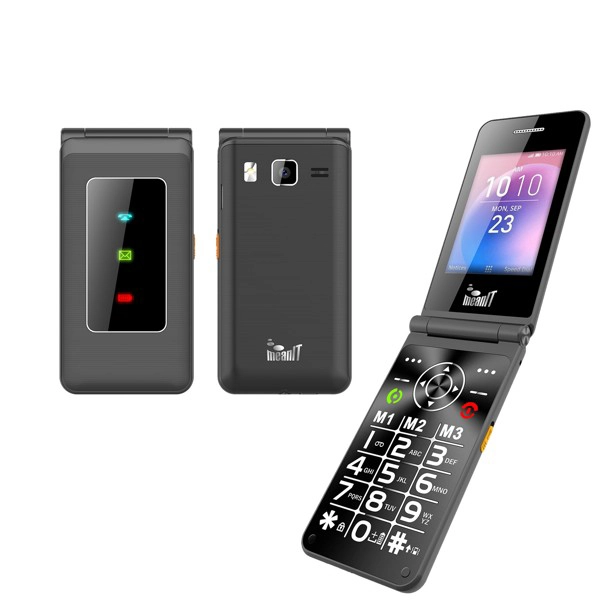 Mobitel; Preklopni; SeniorFlip XXL; Crni - slika C