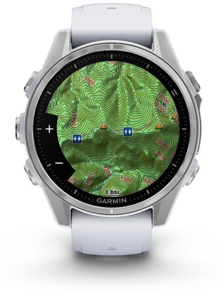 Fenix 8,43mm, AMOLED,Silver,bijeli remen - slika C