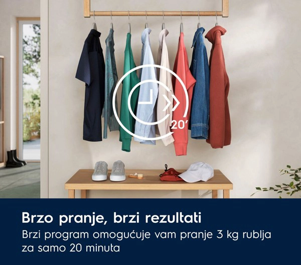 Perilica rublja, 9kg, 1400 o/min, Invert - slika C