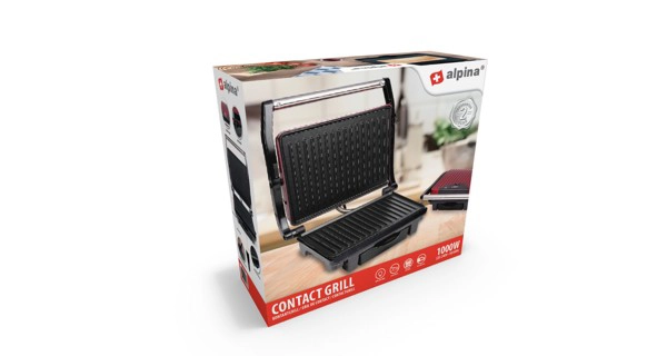 KUHINJSKI KONTAKTNI ROŠTILJ 1000 W - slika C