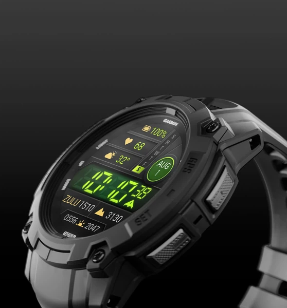 Instinct 3 50mm Tactical, AMOLED, crni - slika C