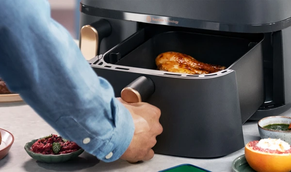 Friteza s dvije košare i funkcijom pare - slika C