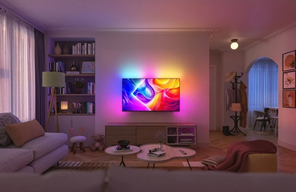 QLED,215cm,120Hz,4K,Titan OS,Ambilight - slika C