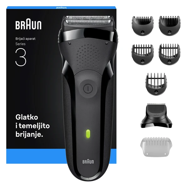 Aparat za brijanje Serija 3 300 BT - slika C