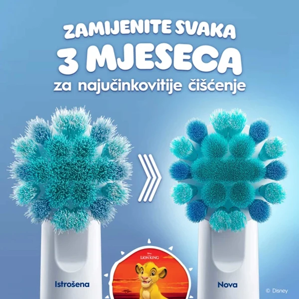 Zamjesnke četkice Lion King 4ct - slika C