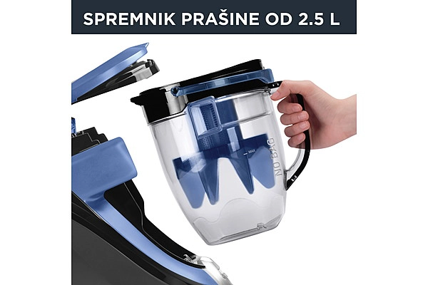Usisavač bez vrećice; 750W; Swift power - slika D