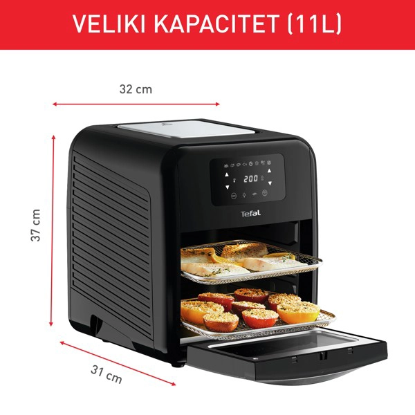 Friteza; Vrući zrak; Grill; 11L - slika D