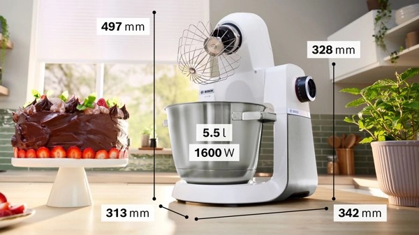 Kuhinjski robot,1600W,bijeli - slika D