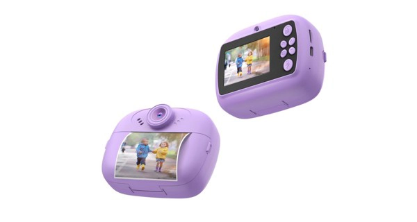 Kids Print kamera Ljubičasta - slika D
