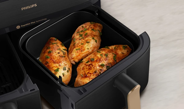 Friteza s dvije košare i funkcijom pare - slika D