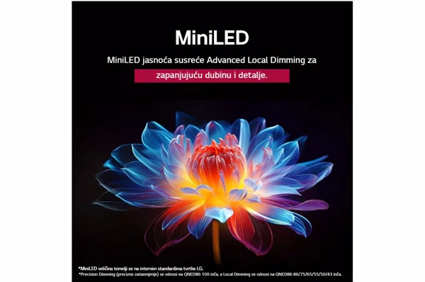 QNED, 109cm, 4K HDR, Magic, Smart - slika D