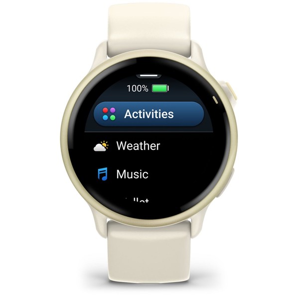 Garmin Vivoactive 6 Bone  Lunar Gold