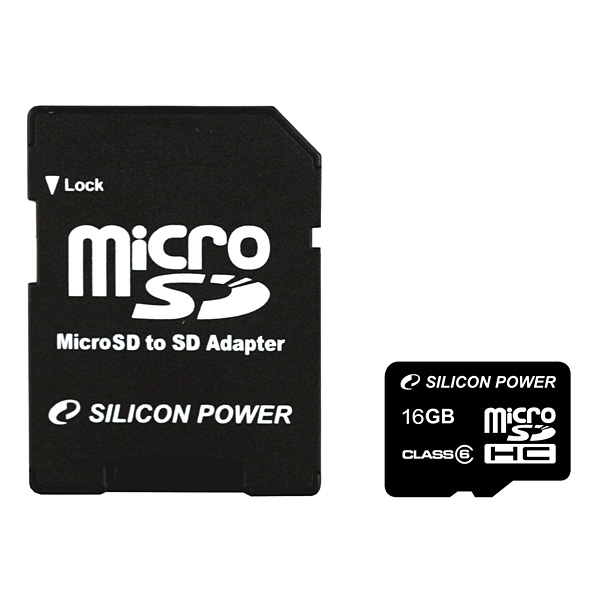 Silicon Power microSD 16GB; Class10